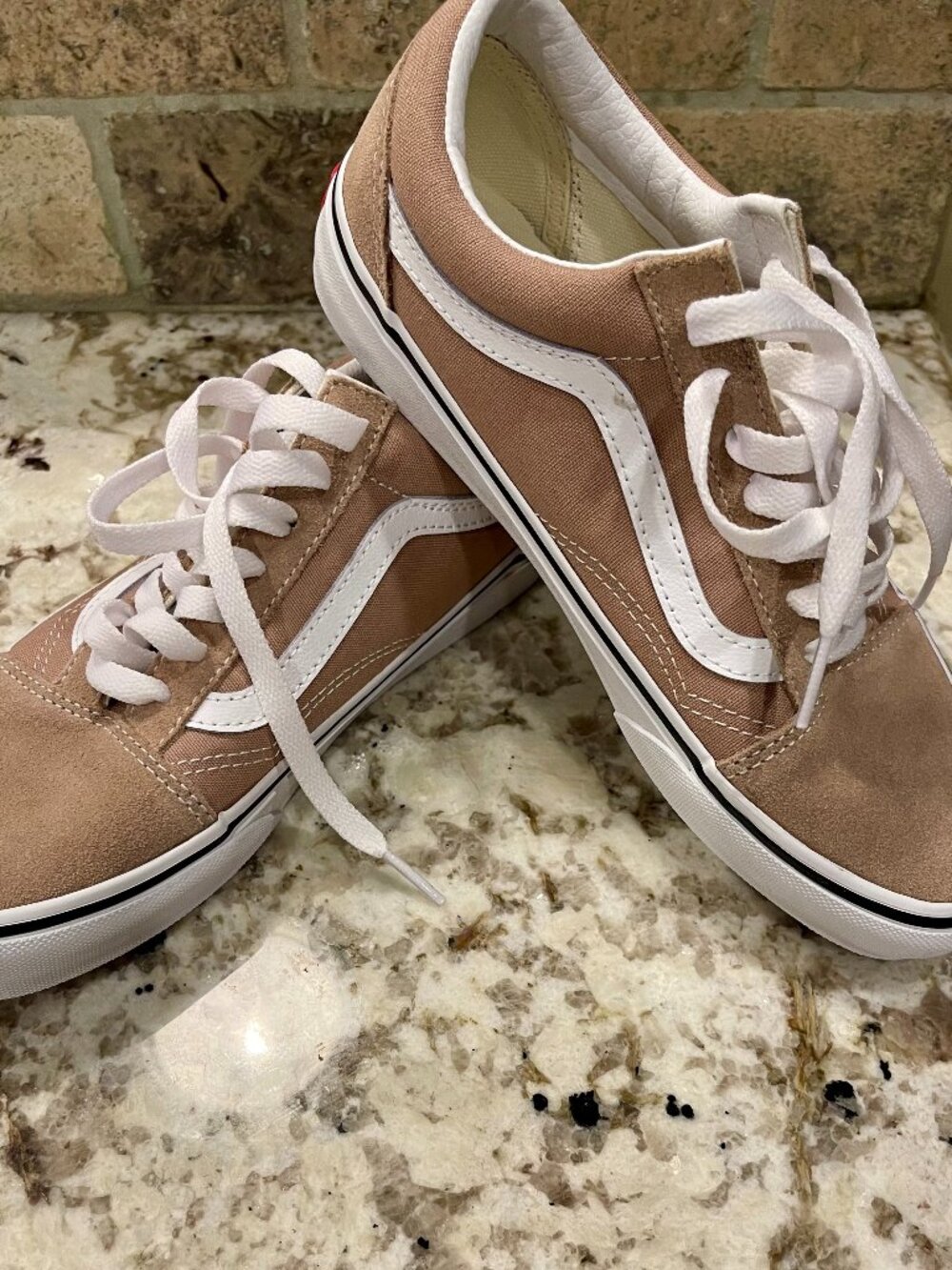 Vans (Big Boy, Tan) Size 5.5